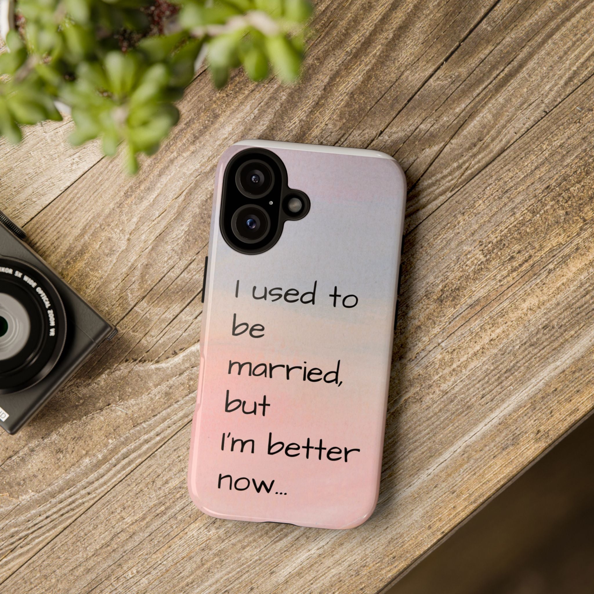 Funny Quote Tough Case — Bold Line Design