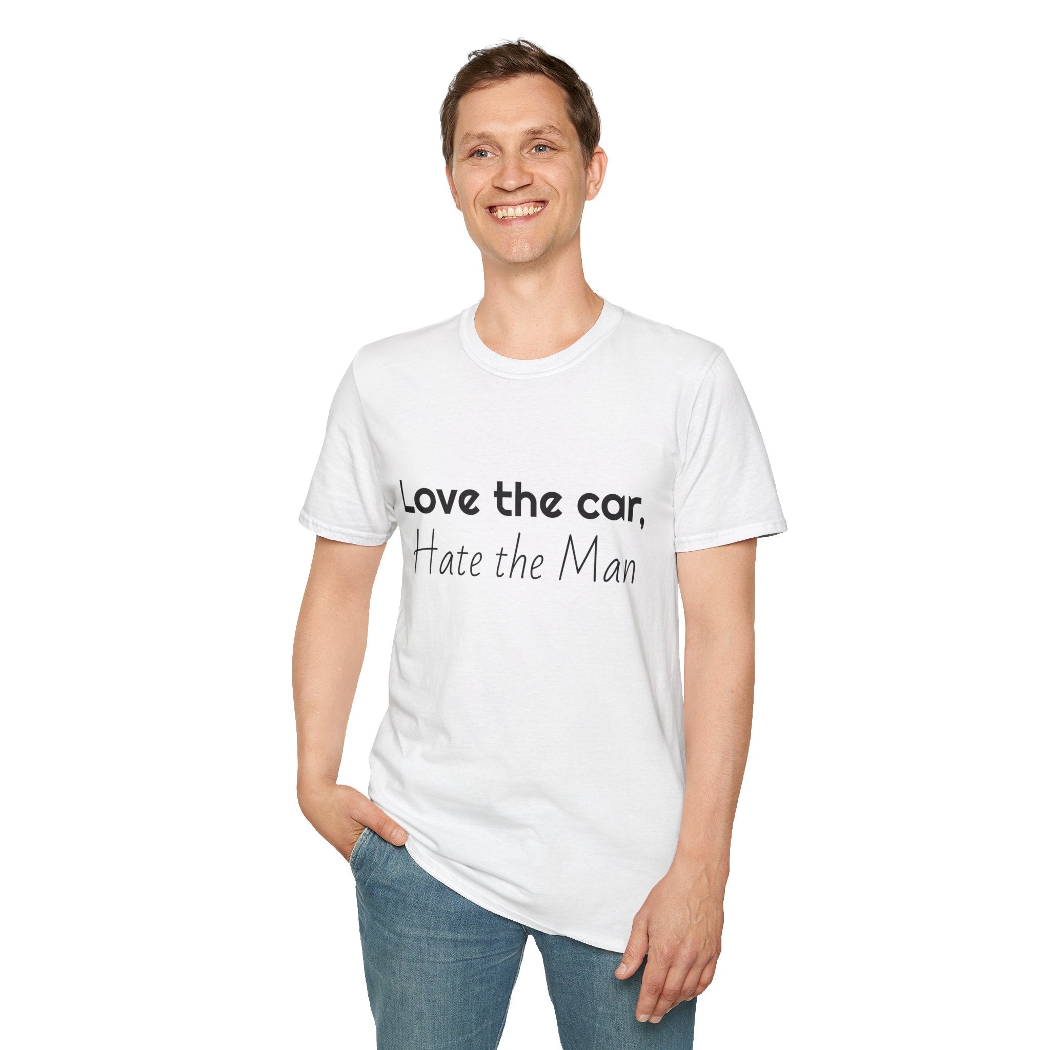 Love the Car, Hate the Man T-Shirt — Funny Feminist Auto Lover Tee