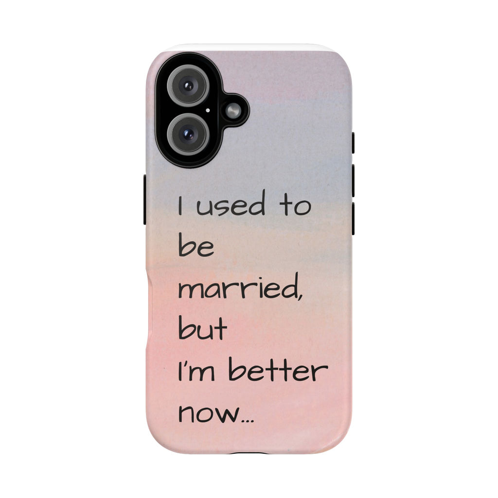 Funny Quote Tough Case — Bold Line Design