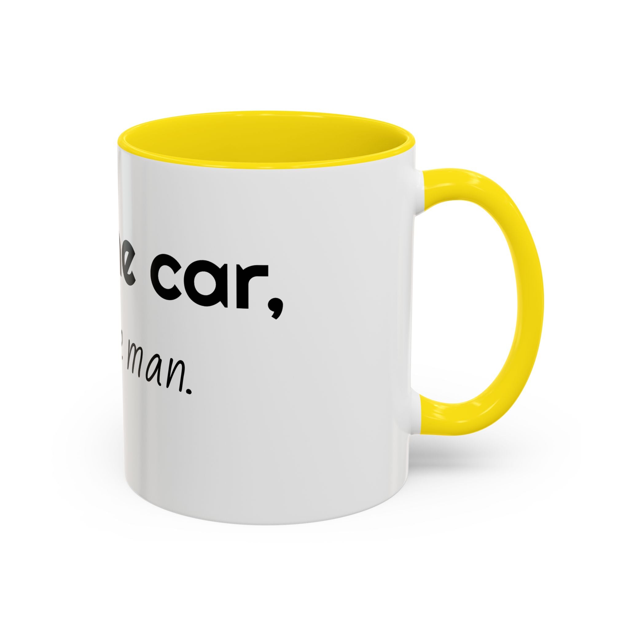 Coffee Mug – "I Love the Coffee, I Hate the Man" Accent Ceramic Mug (11/15oz)