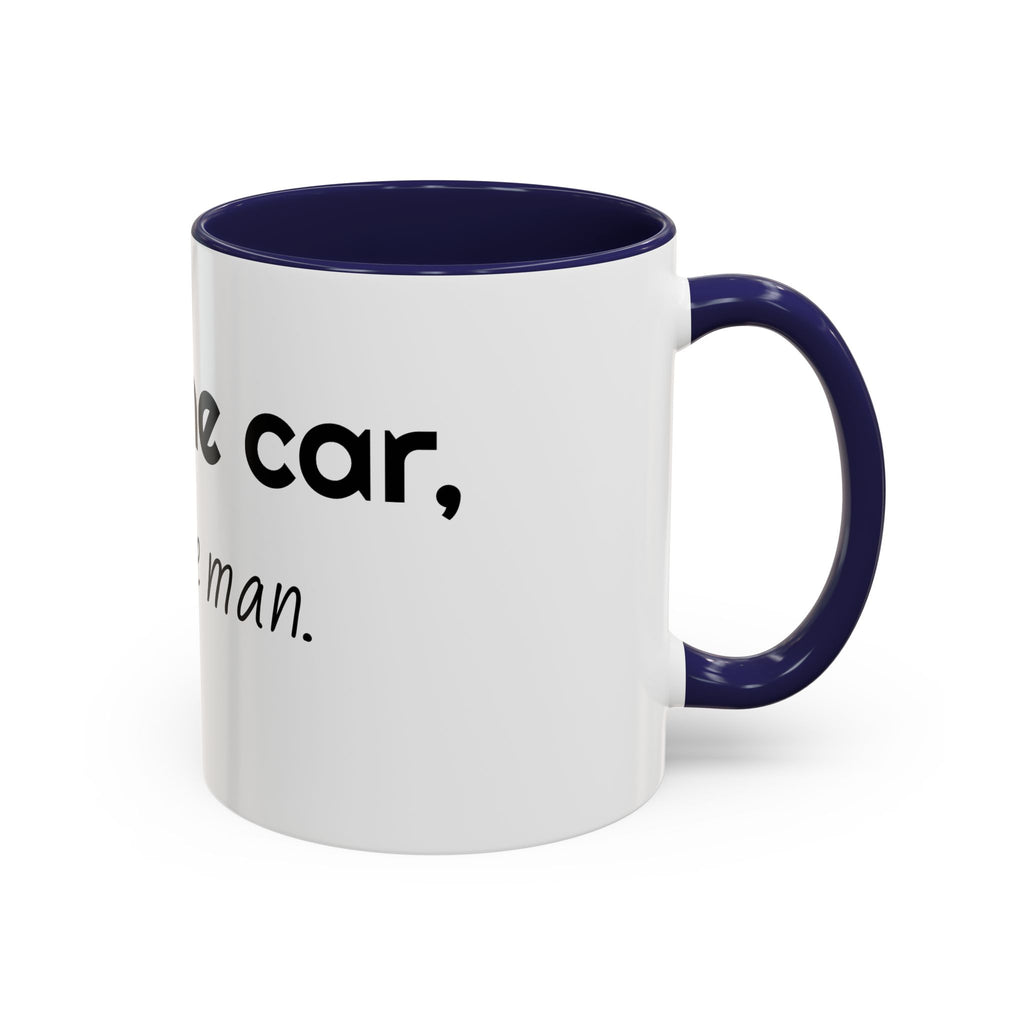 Coffee Mug – "I Love the Coffee, I Hate the Man" Accent Ceramic Mug (11/15oz)