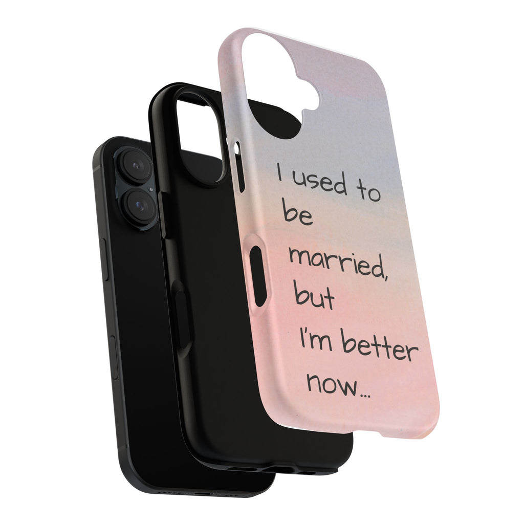Funny Quote Tough Case — Bold Line Design