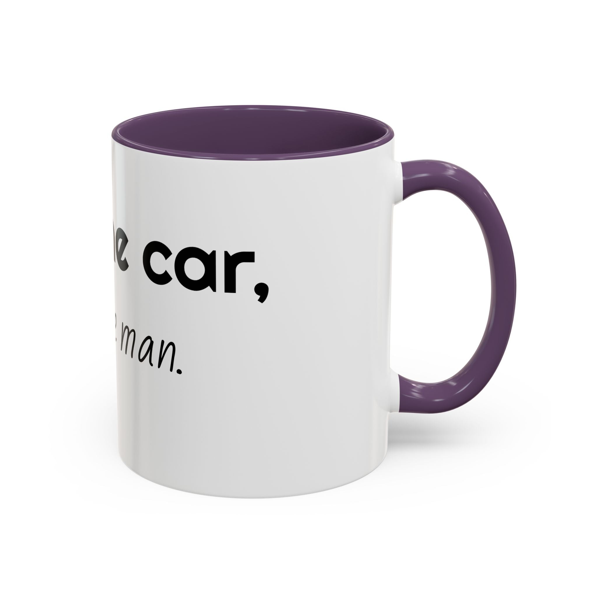 Coffee Mug – "I Love the Coffee, I Hate the Man" Accent Ceramic Mug (11/15oz)