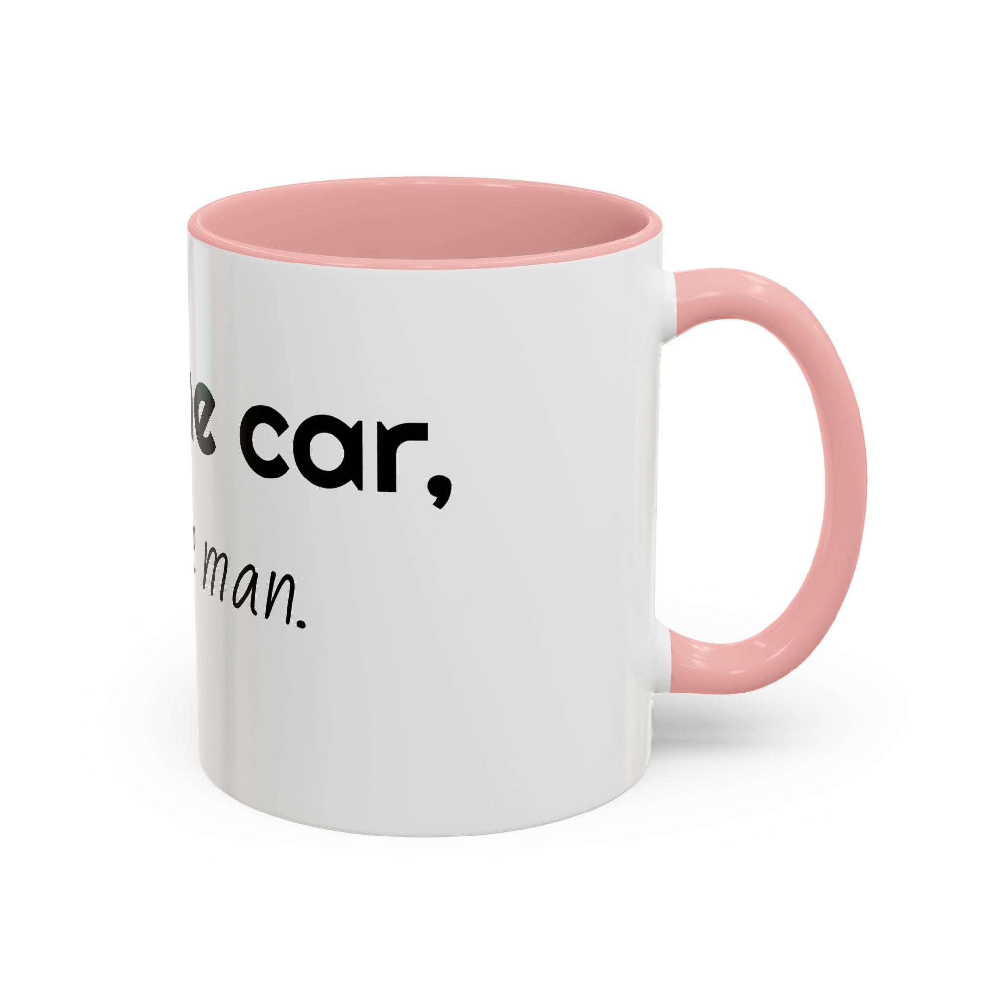 Coffee Mug – "I Love the Coffee, I Hate the Man" Accent Ceramic Mug (11/15oz)