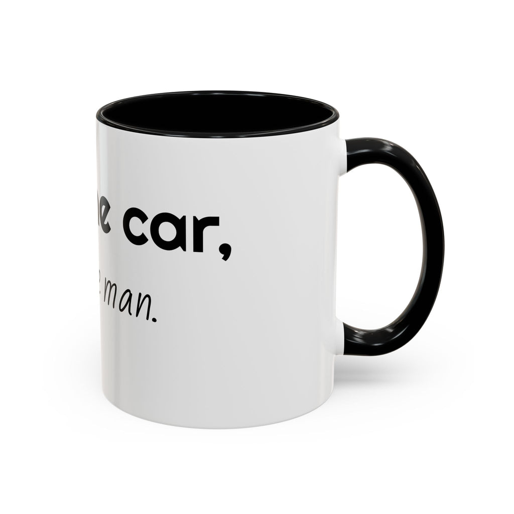 Coffee Mug – "I Love the Coffee, I Hate the Man" Accent Ceramic Mug (11/15oz)
